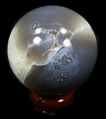 Polished Brazilian Agate Sphere #31337